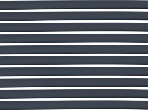 LEWI 11018 Ersatzwischergummi hart 105 cm Länge 1 Packung mit 10 Wischergummis